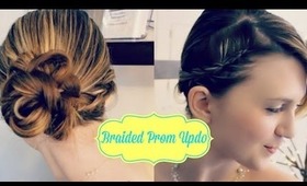 Easy Braided Prom Updo for Medium to Long Hair (Collab with BeautyWithErin)