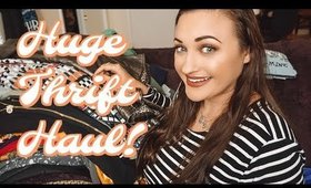 HUGE THRIFT HAUL TO RESELL ON POSHMARK AND EBAY | 50% OFF SALVATION ARMY SALE| Part 1