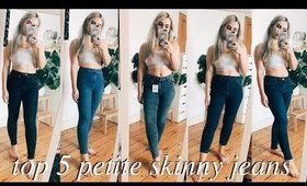 TOP 5 PETITE SKINNY JEANS - Review & try on