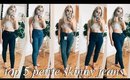 TOP 5 PETITE SKINNY JEANS - Review & try on