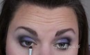 Smokey Purple Eyes Makeup Tutorial Featuring Barry M Dazzle Dust