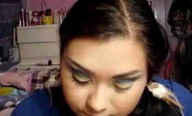 Azul Y Dorado / Blue & Gold Makeup Look