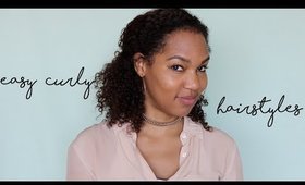 Summer Ready Quick Curly Hairstyles Only Using Bobby Pins! ◌ alishianc