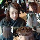 Shampoo thermal on natural hair with a little curl