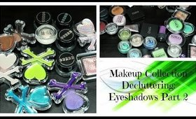 Makeup Collection Decluttering: Eyeshadows Part 2 ☮