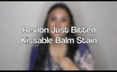 Revlon Just Bitten Kissable Balm Stain Review & Live Swatches