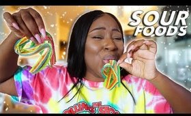 I ONLY ATE SOUR FOODS FOR 24 HOURS!!!