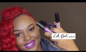 La Girl Matte Flat Pigment Gloss  | Review