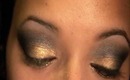 Blue and Gold Winged Look (Drugstore)