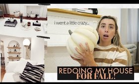 DAILY VLOG: FALL HOME TRANSFORMATION! | Lauren Elizabeth