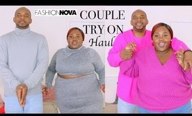 HUSBAND AND WIFE TWIN OUTFIT CHALLENGE IN FASHION NOVA CURVE AND FASHION NOVA MEN! AD