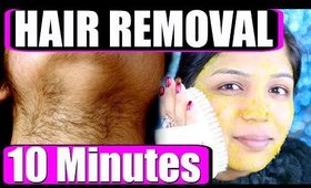 In 10 Minutes How To Remove Facial Hair Permanently At Home | SuperPrincessjo