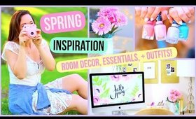 Spring Inspiration! DIY Room Decor, Essentials, + Outfits!