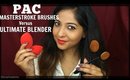 PAC Masterstroke Brush Vs PAC Ultimate Beauty Blender | Review/DEMO | Stacey Castanha