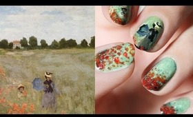 Nail Art Les Coquelicots | Claude Monet