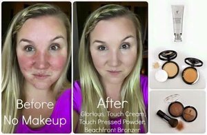 Younique naturally based makeup before and after. check it out at www.youniqueproducts.com/leahsluciouslashes 