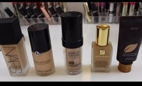 Top 5 Favorite Foundations | High End