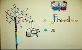 Magazine Wall Tree Art