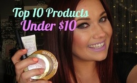 Top 10 Makeup Products Under $10