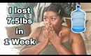 I Drank A Gallon of Water A Day for A Week | How I lost 7 pounds in 1 week