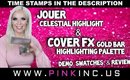 Jouer Celestial Highlight & Cover FX Gold Bar Palette | Demo, Swatches, & Review | Tanya Feifel
