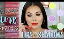 COLOURPOP Festival Collection LIVE SWATCHES | Lip + Eye Swatches