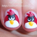 Angry Birds Nail Art 2
