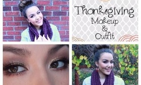 Thanksgiving Makeup & Outfit