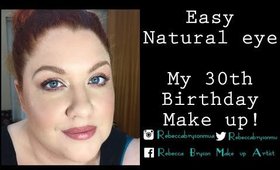 Natural date make up with pop of duo chrome! My 30th birthday make up!