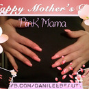 Pink Mama Mothers Day Nails