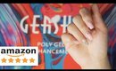 TRYING TOP RATED POLYGEL NAIL KIT FROM AMAZON  | Gershion Poly Nail Gel Kit Review |