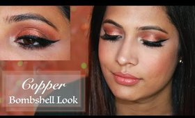 Copper Bombshell Look For Indian Skin Tone