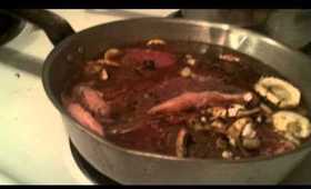 Late night Ribeye for hubby and i.wmv