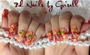 Review Nails by Grisell Miami 3d Nail- Unas 3d en Miami Resena