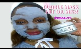 Bubble Mask Hit or Miss?! | Trying Korean Skin Care