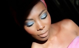 Caribbean Blue- Black Opal's 5-piece Mosaic Eyeshadow Tutorial