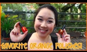 Favorite Orange Nail Polishes (ROY G BIV Series)!