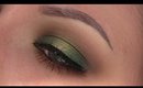 Emerald And Olive Green Halo Smoky Eye Tutorial