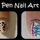 Pen Nail Art - PinkNSmiles