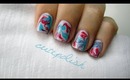 Dry Water Marble Nails