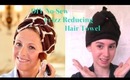 DIY No-Sew Turbie Twist to Reduce Hair Frizz After Showering | RebeccaKelsey.com