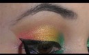 Rainbow Bright Inspired Halloween Makeup Look!