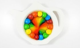 DIY Kid Friendly M&M (and Skittles) Melting Experiment