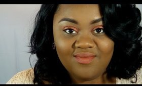 Copper simple makeup- GlamHouseDivaTV