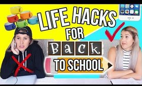 Back To School LIFE HACKS Every Student Should Know