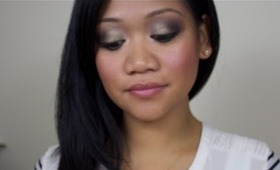 Gold & Green Smokey Eyes: Using Cream Bases to Enhance Shadows