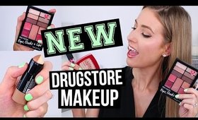 NEW MAKEUP at the DRUGSTORE || Haul, Swatches & First Impressions!