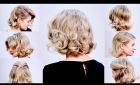 How To: Soft Retro Waves and 5 Ways To Accessorize Your Short Hair | Milabu