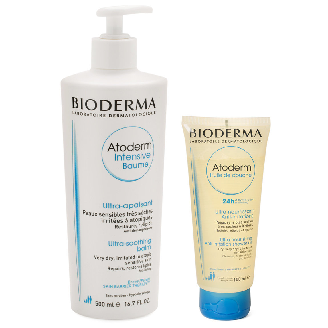 Bioderma Atoderm Intensive Balm + Atoderm Shower Oil Beautylish