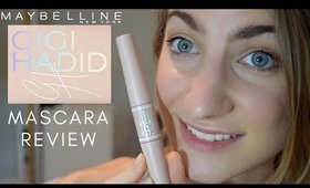 NEW GIGI HADID FIBER MASCARA REVIEW | Maybelline